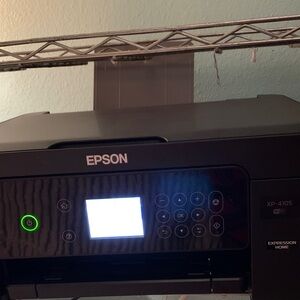 Epson Expression XP-4105 Black Wireless Printer with Display & Claria 212 ink.